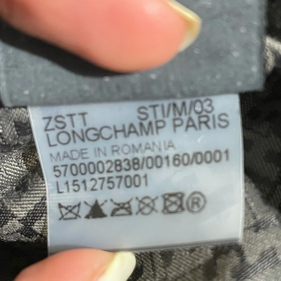 Longchamp Le Pliage Cuir Black Leather - Picture 10 of 10